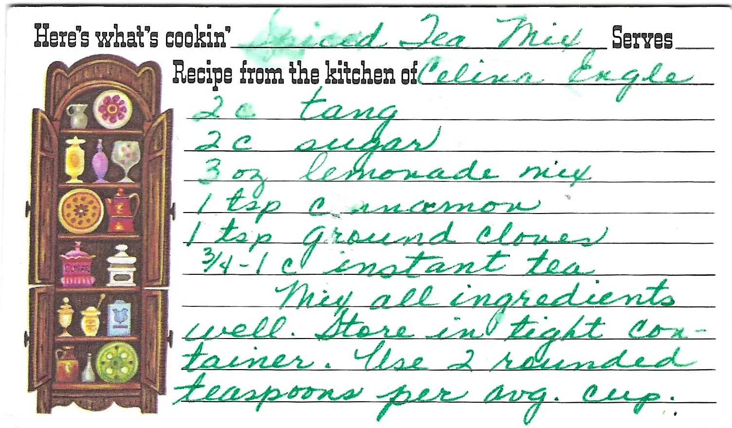 Original Handwritten Card