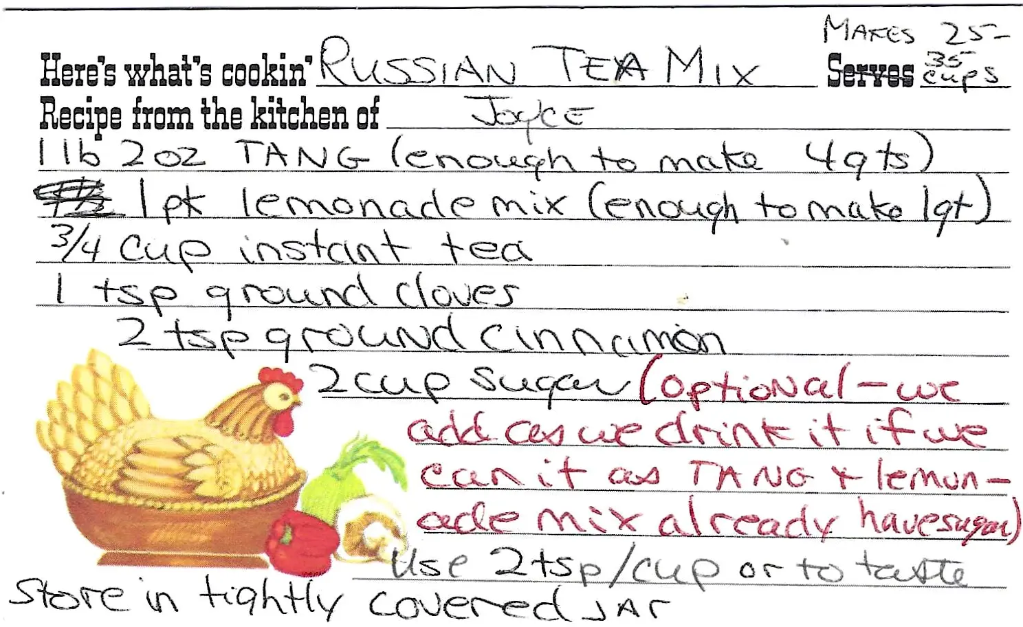 Original Handwritten Card