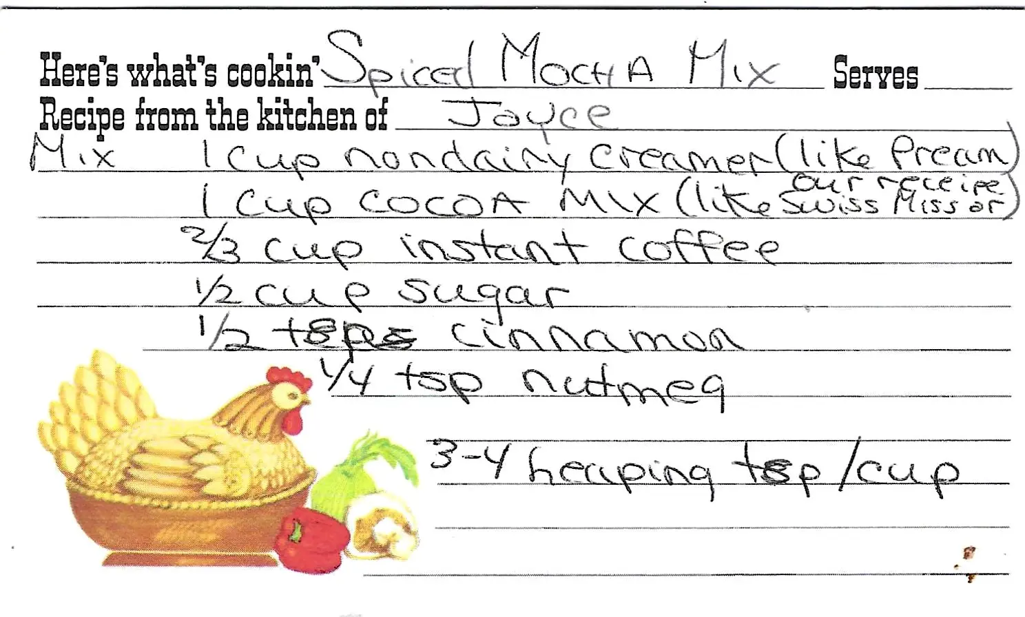 Original Handwritten Card