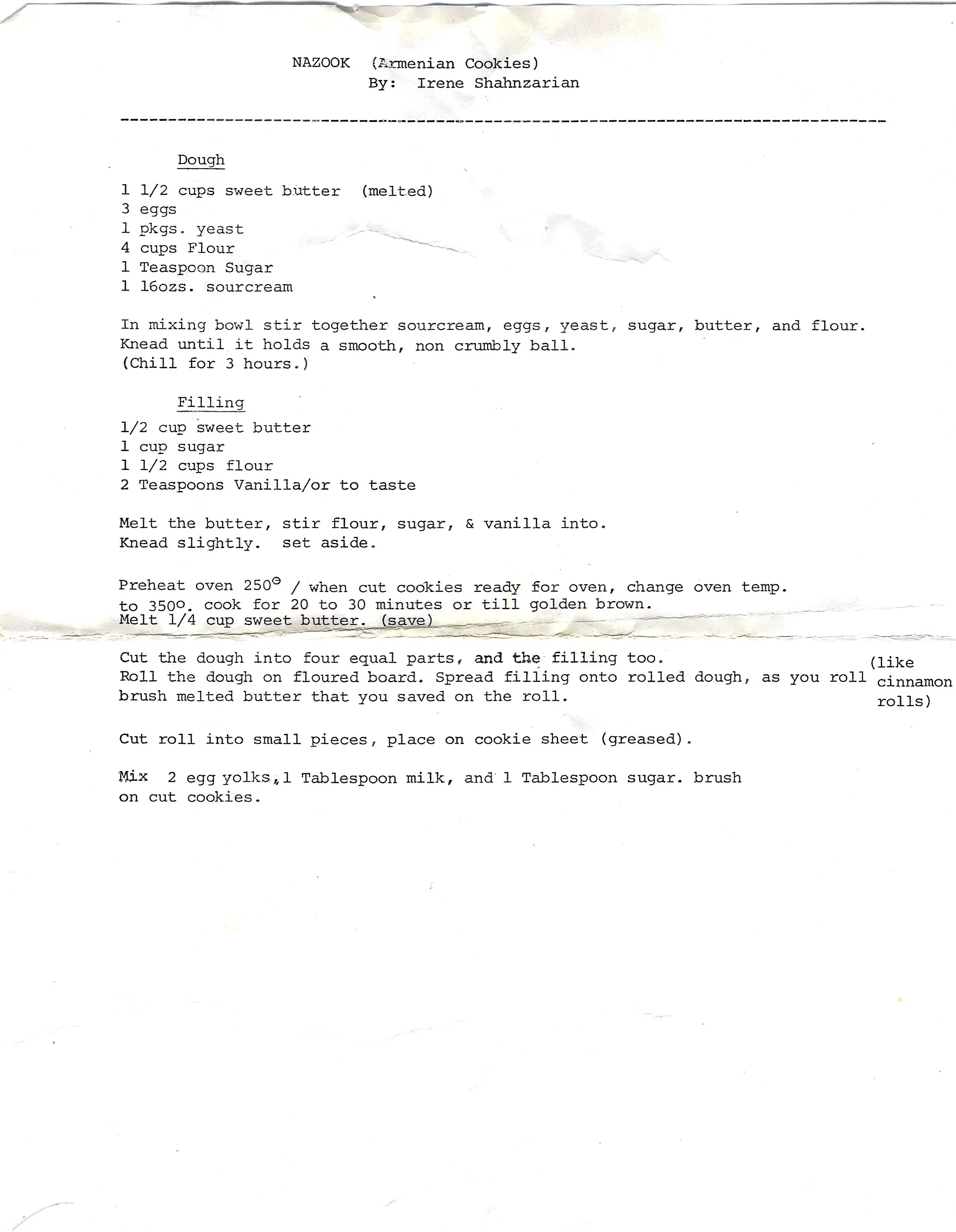 Original Handwritten Card
