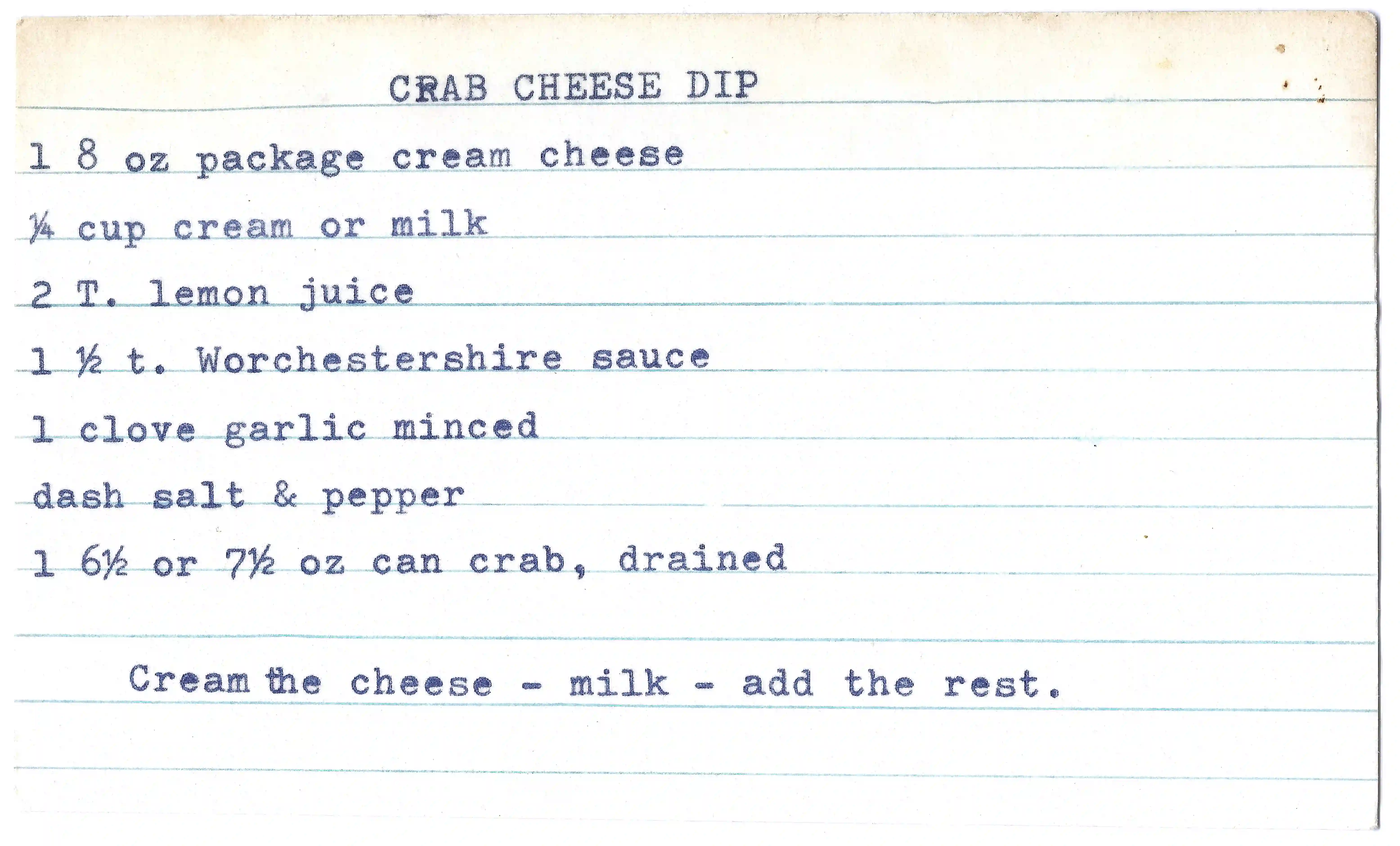 Original Handwritten Card