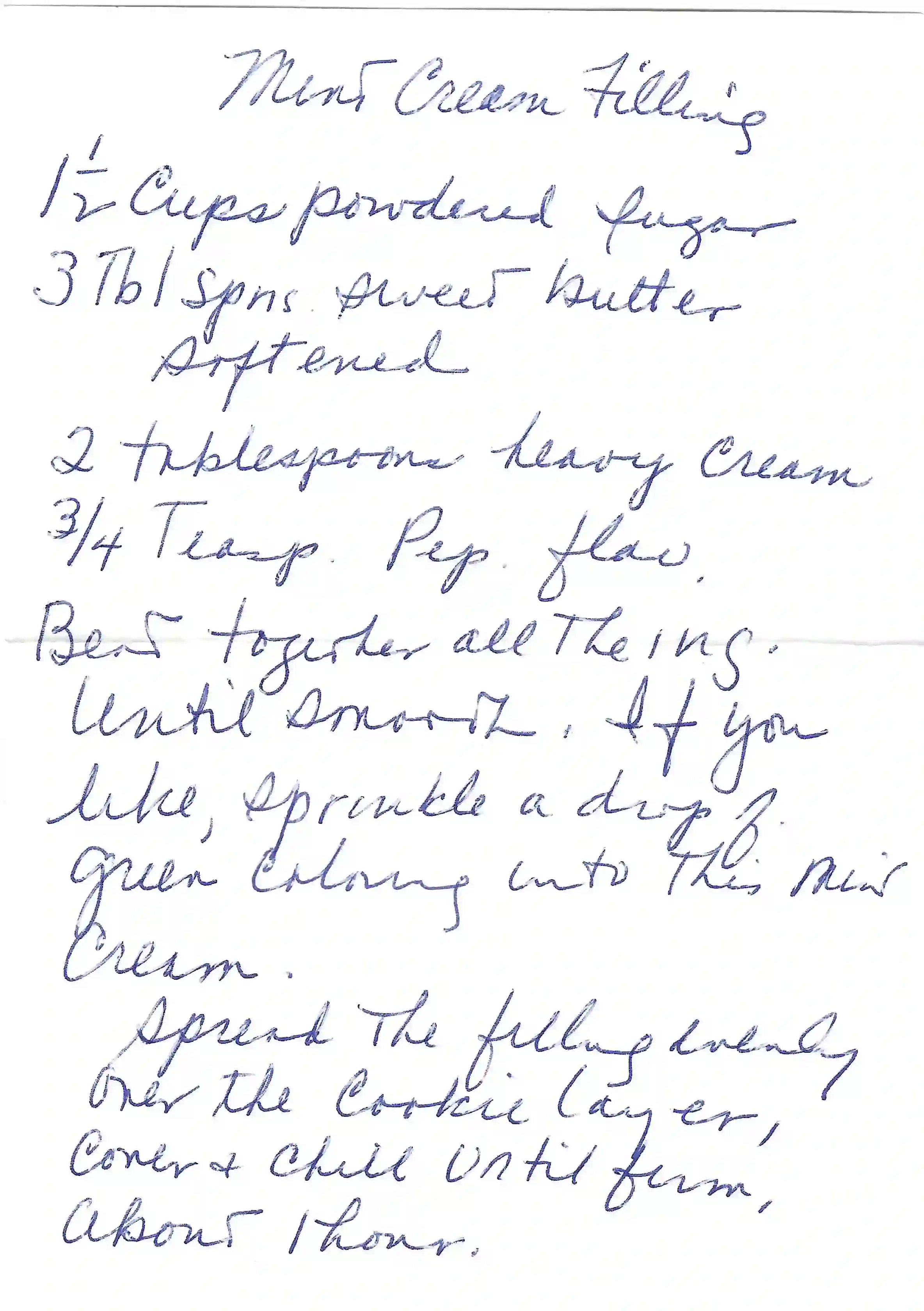 Original Handwritten Card