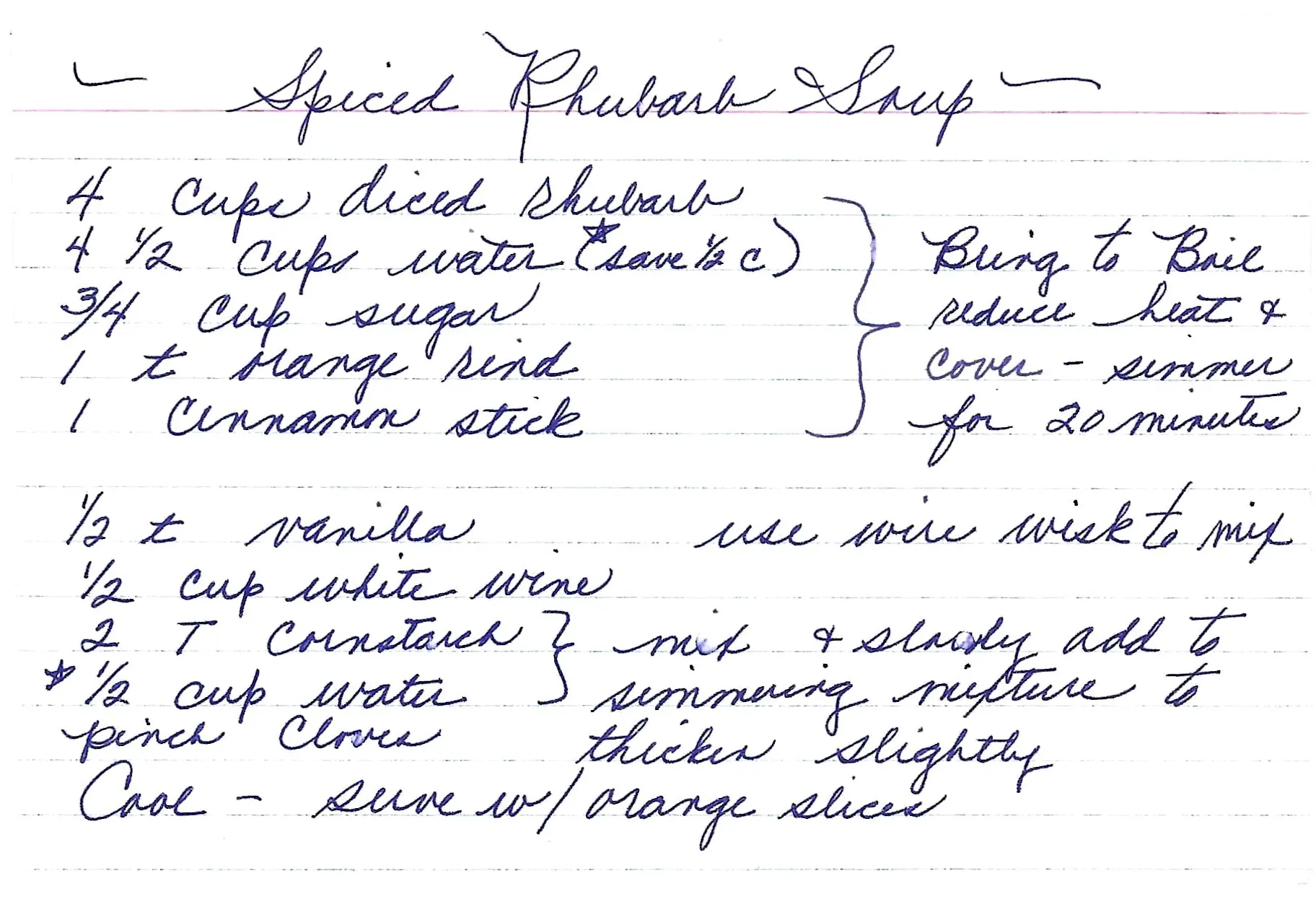 Original Handwritten Card