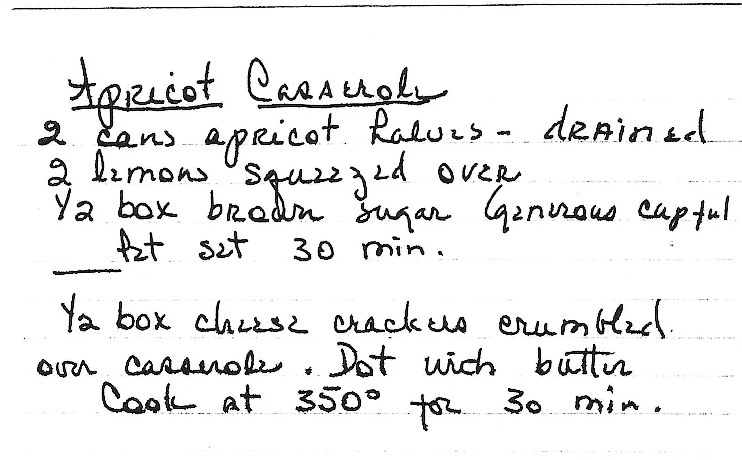 Original Handwritten Card
