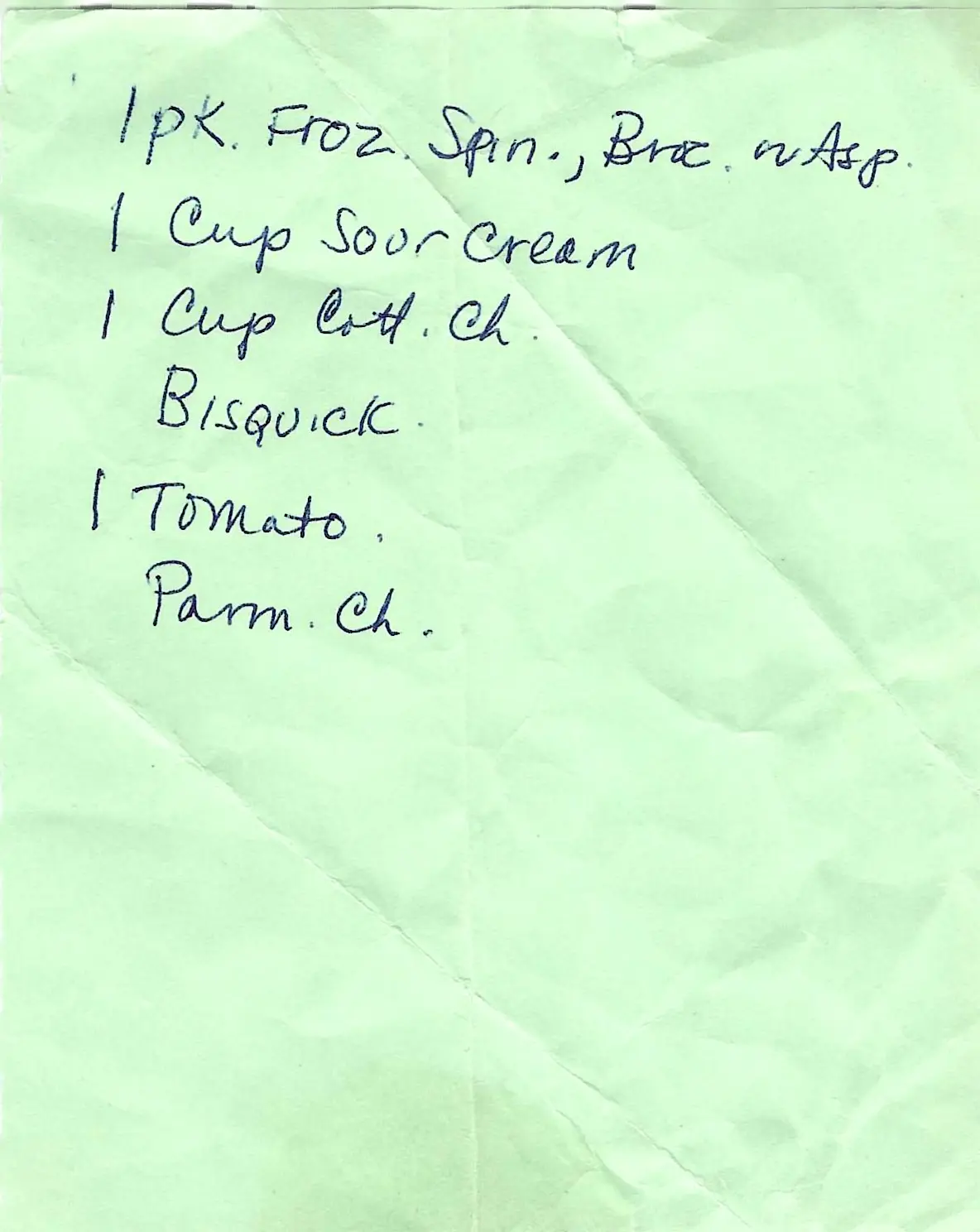 Original Handwritten Card