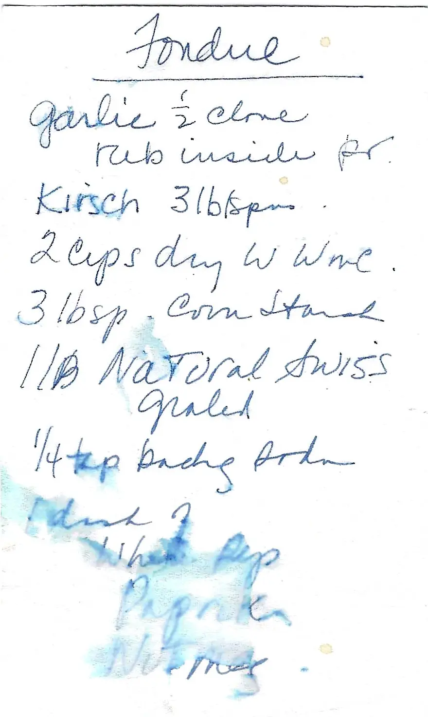 Original Handwritten Card