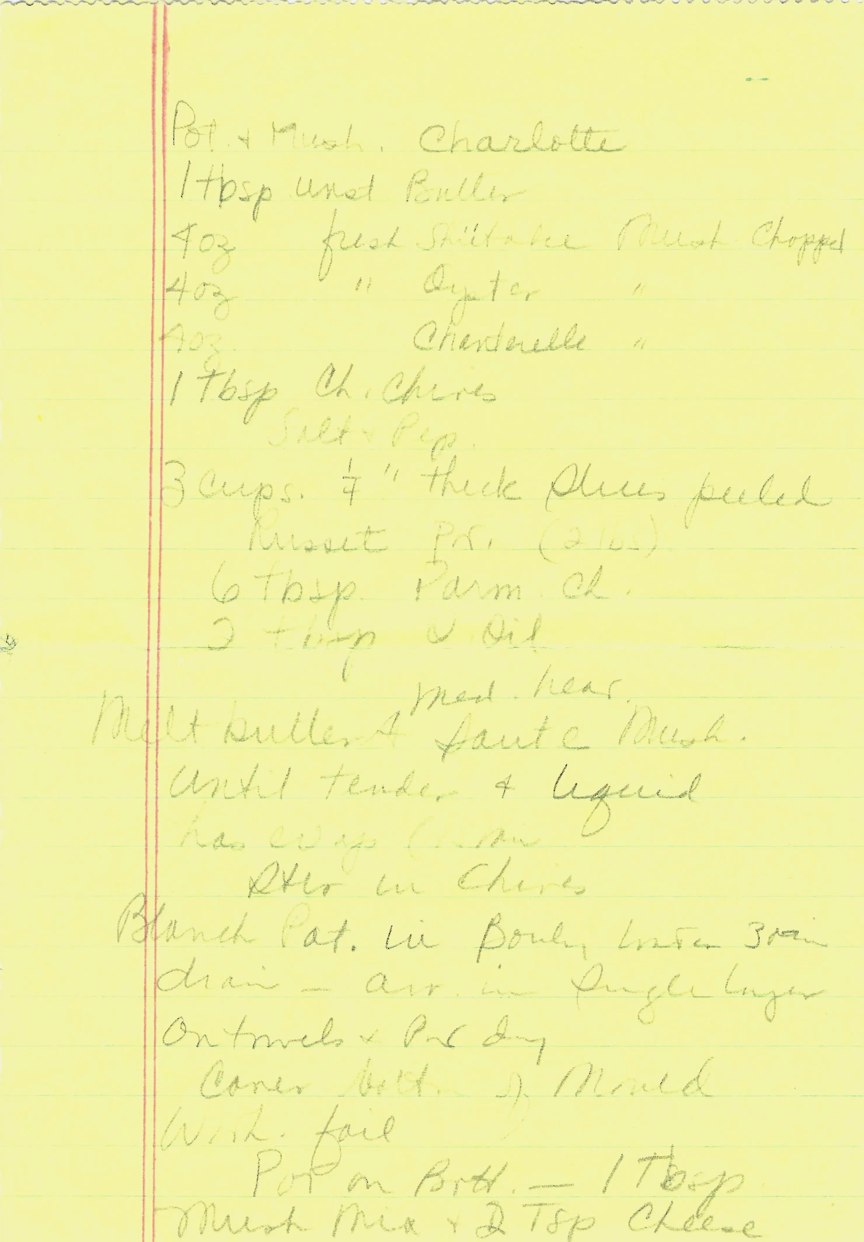 Original Handwritten Card
