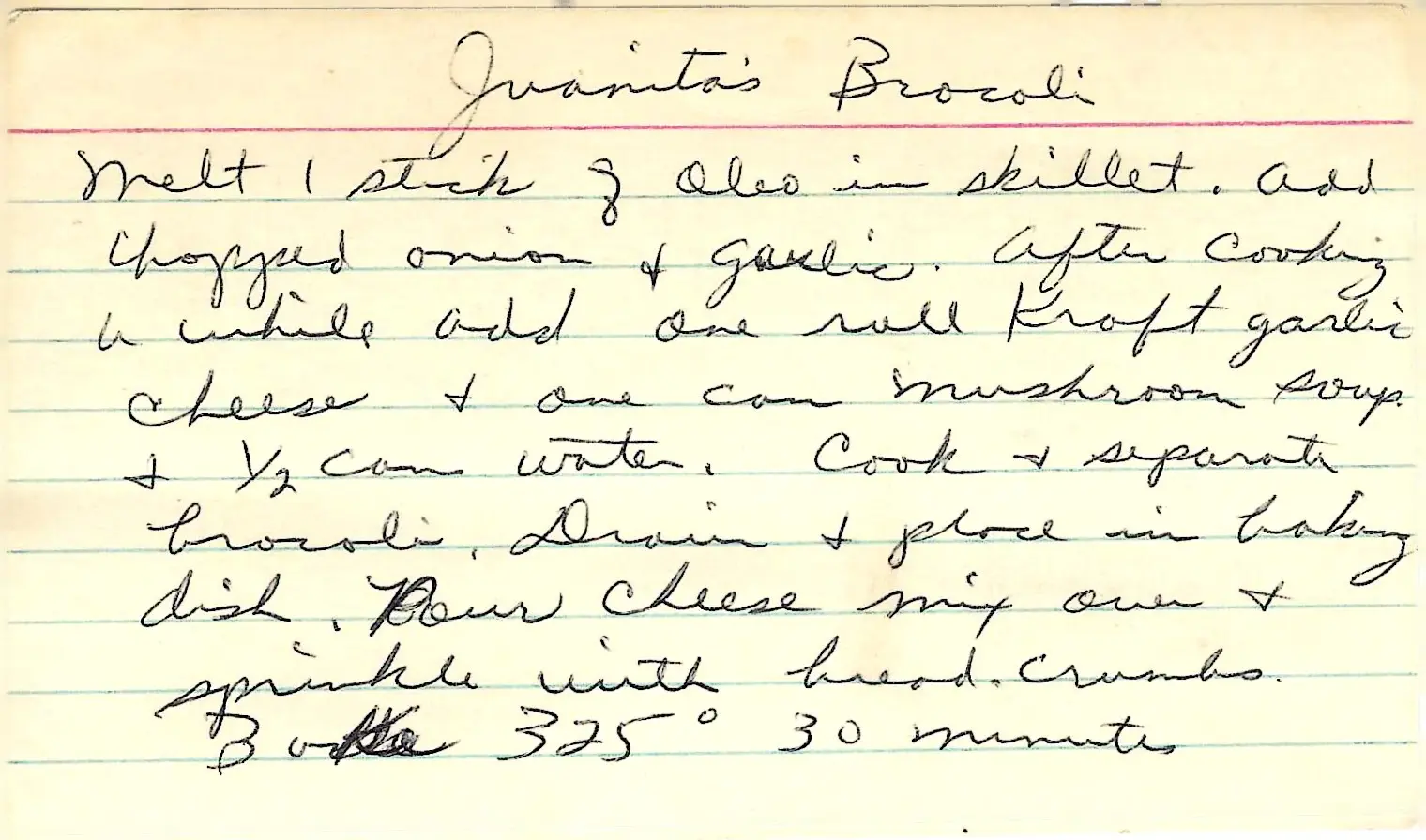 Original Handwritten Card