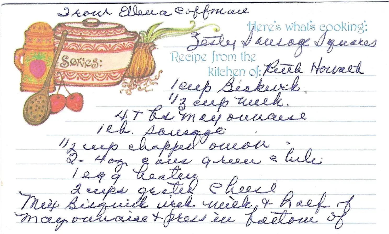 Original Handwritten Card
