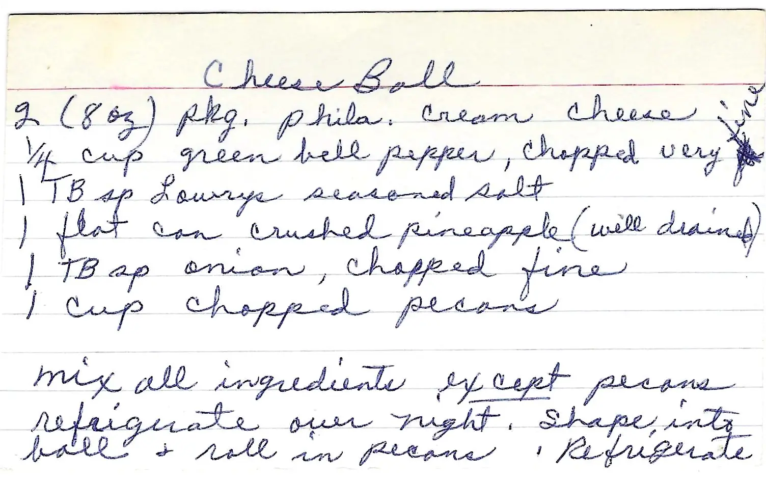 Original Handwritten Card