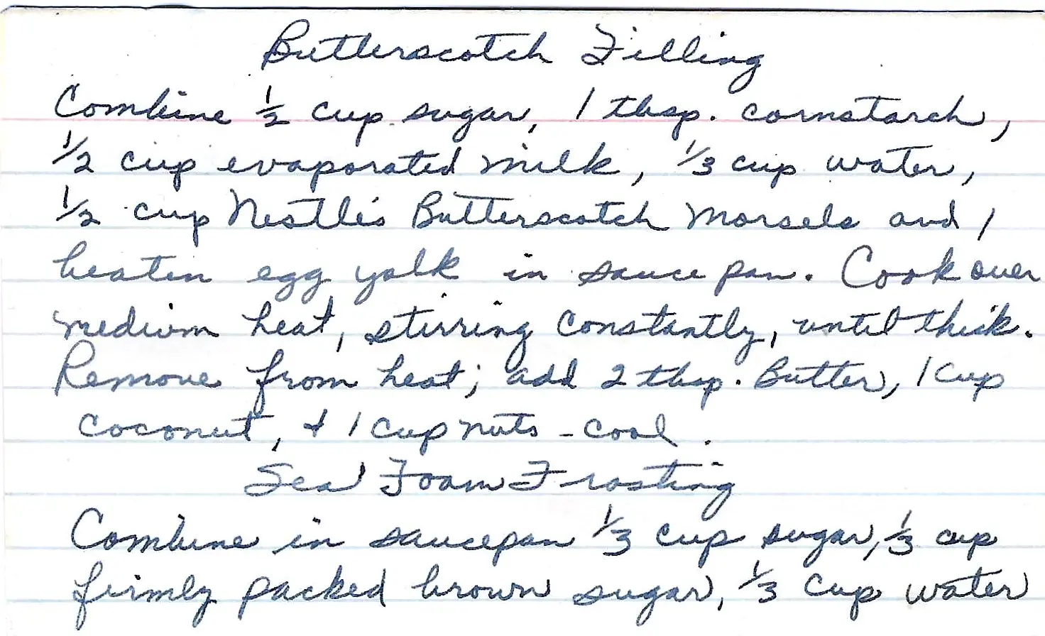 Original Handwritten Card
