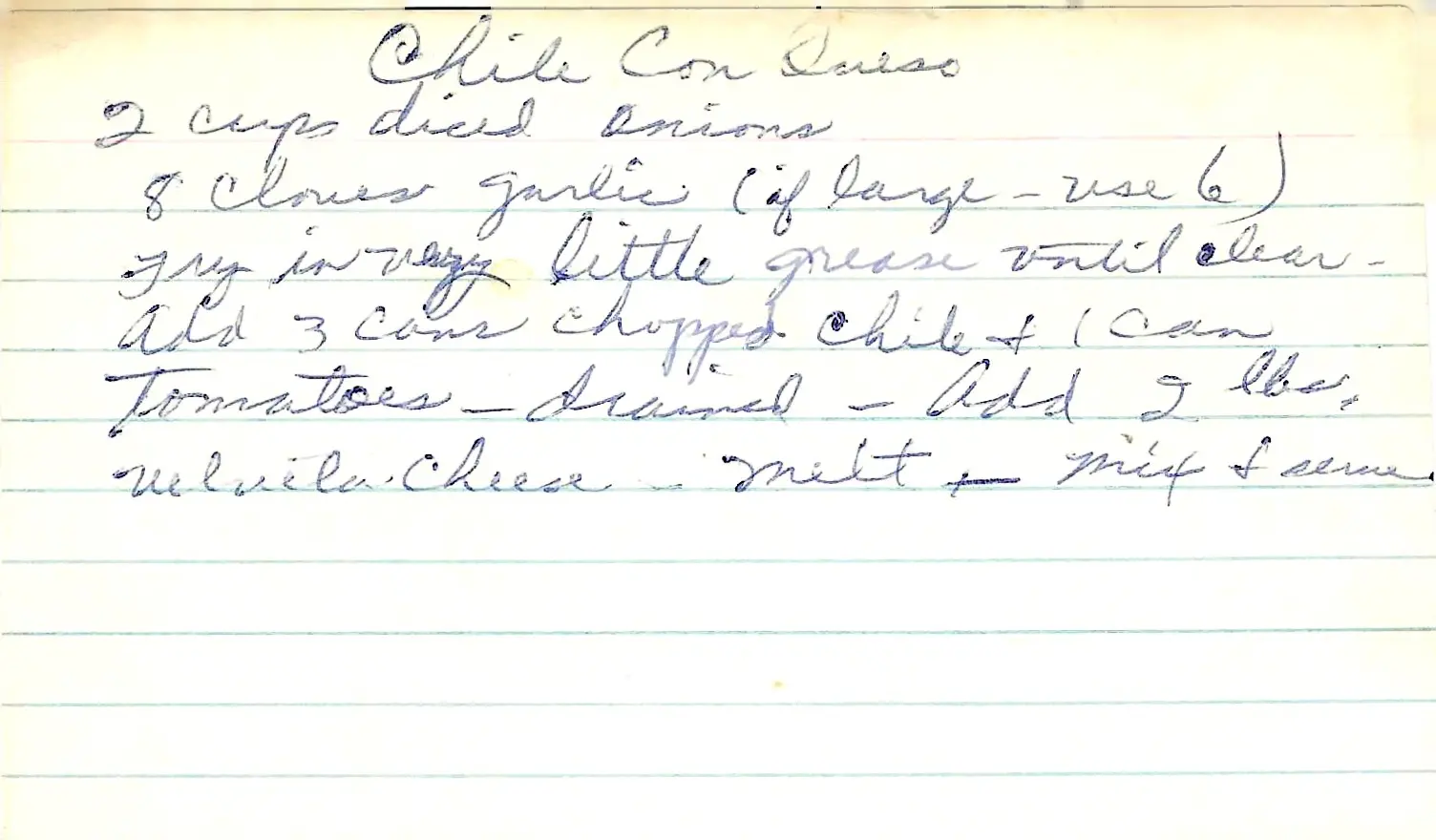 Original Handwritten Card