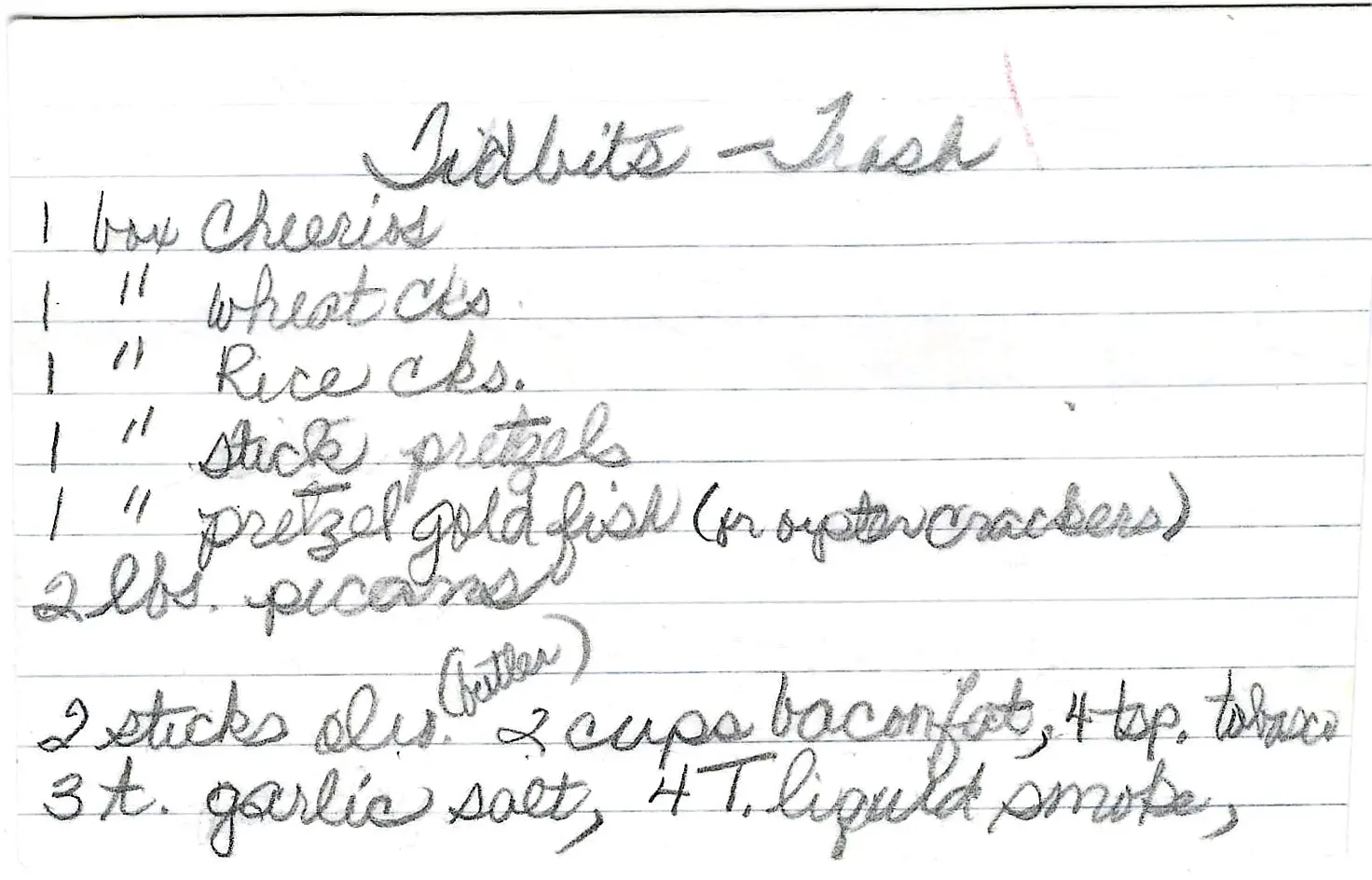 Original Handwritten Card