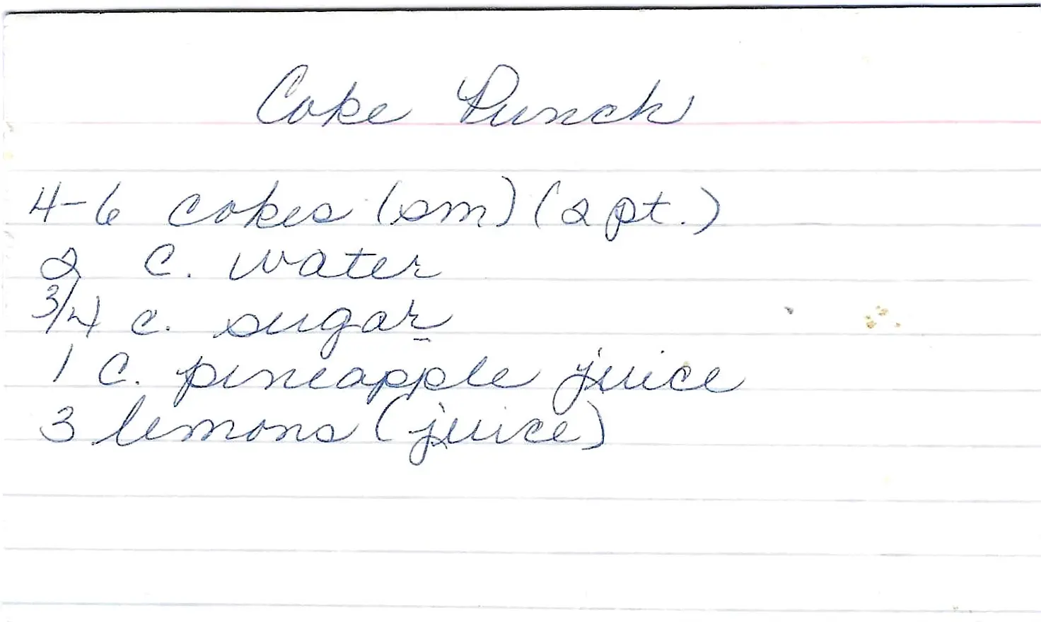Original Handwritten Card