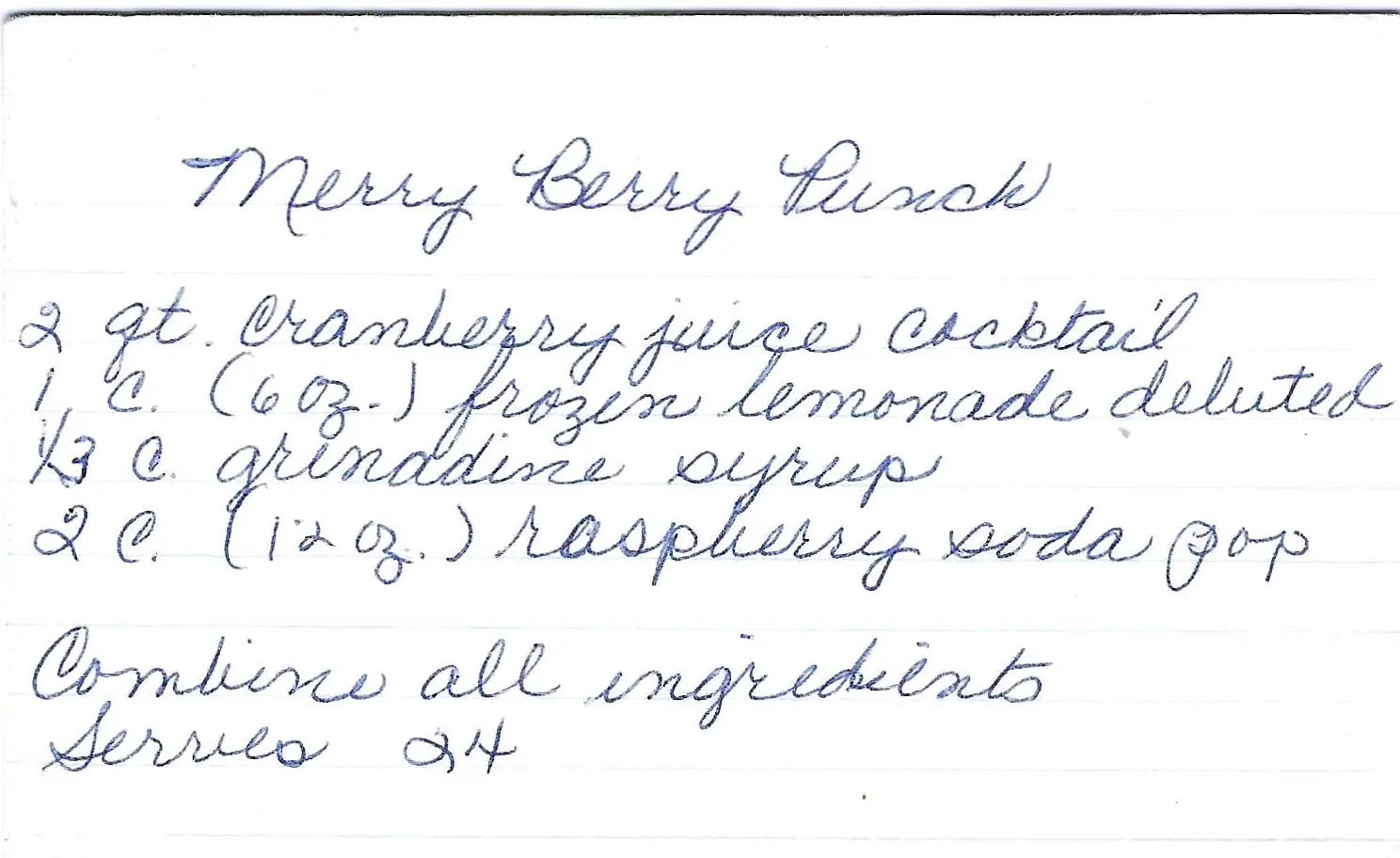 Original Handwritten Card