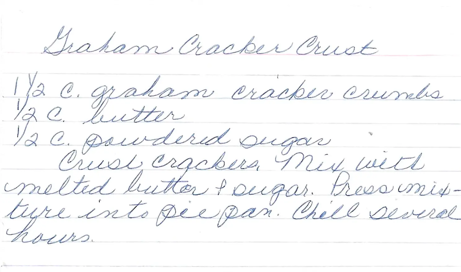 Original Handwritten Card