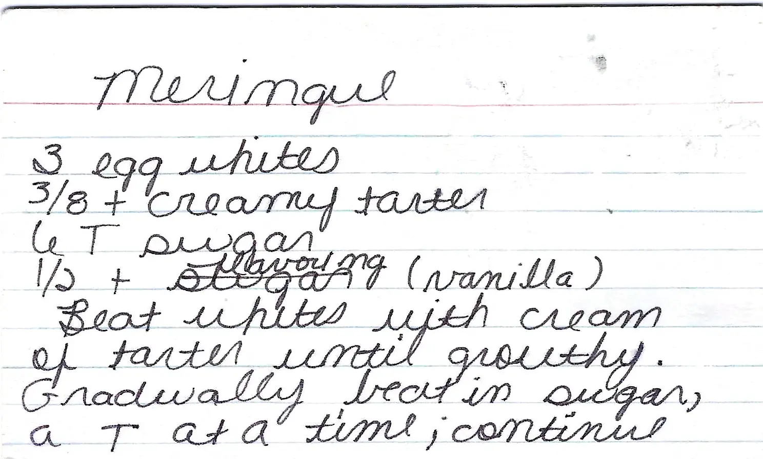Original Handwritten Card