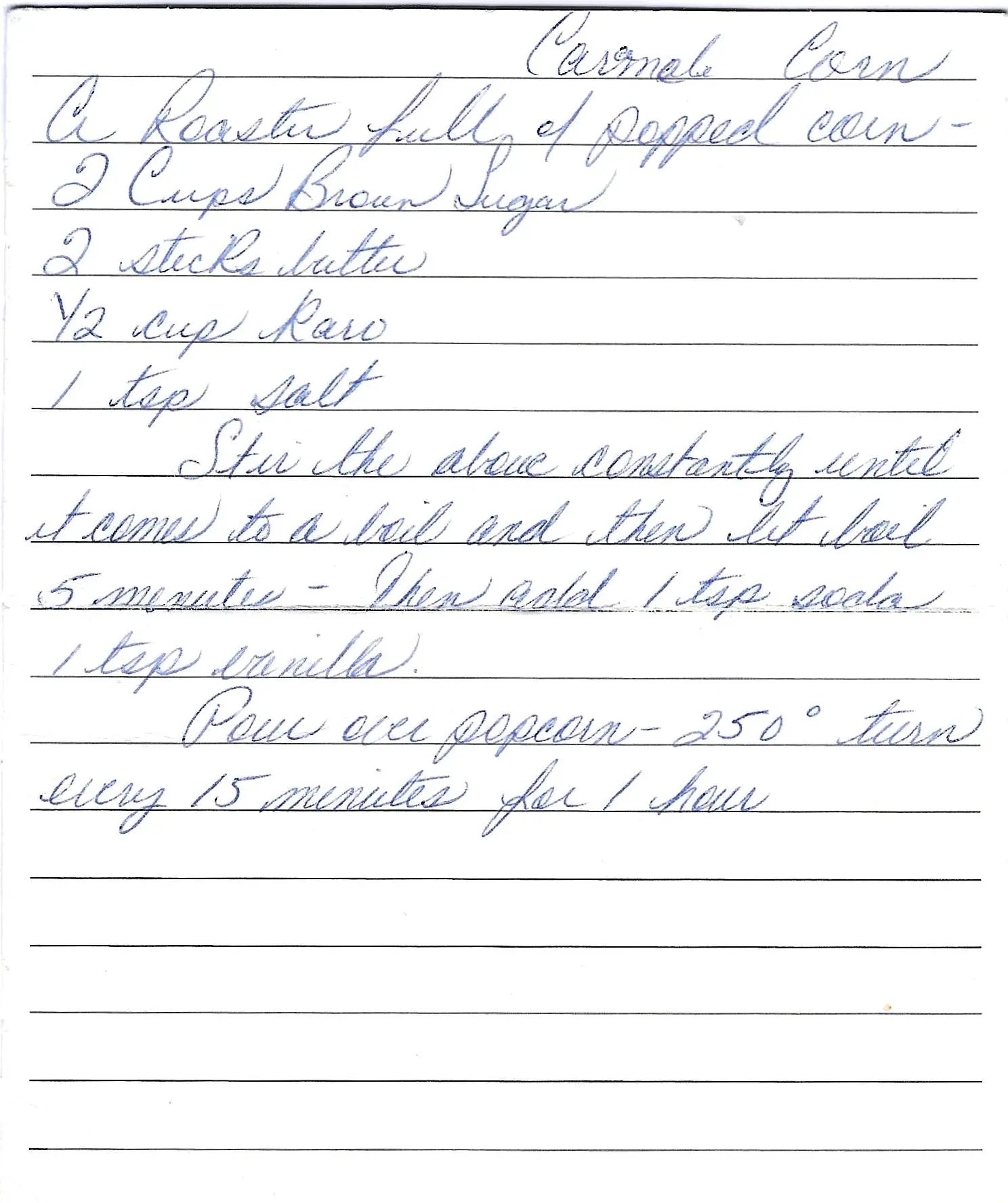 Original Handwritten Card