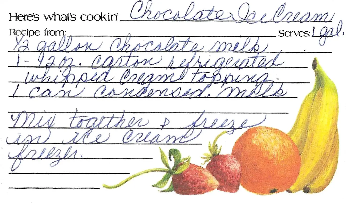 Original Handwritten Card