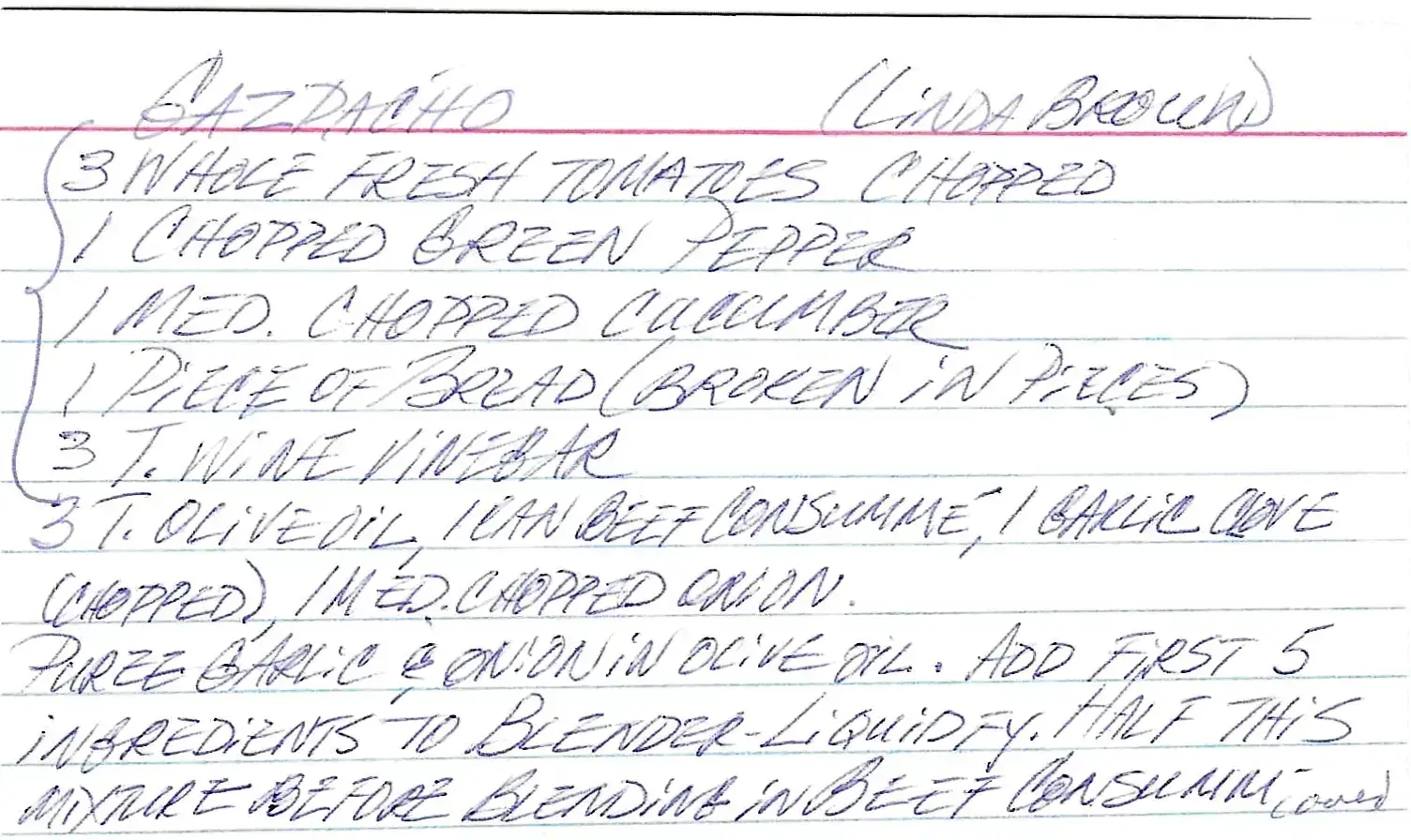 Original Handwritten Card