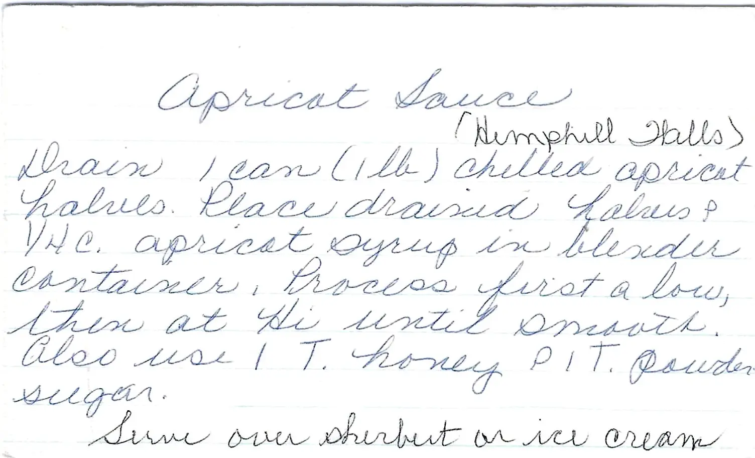 Original Handwritten Card