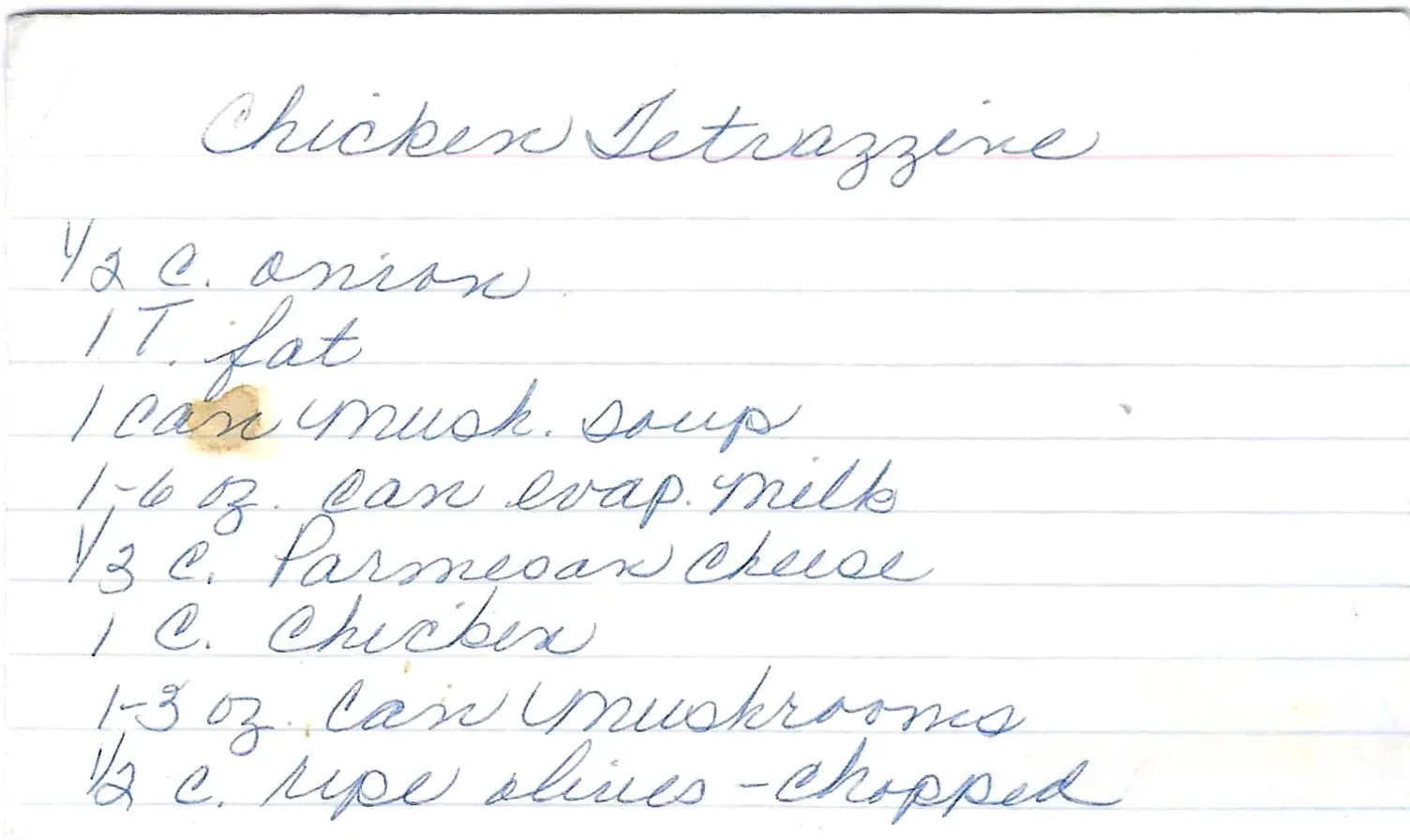 Original Handwritten Card