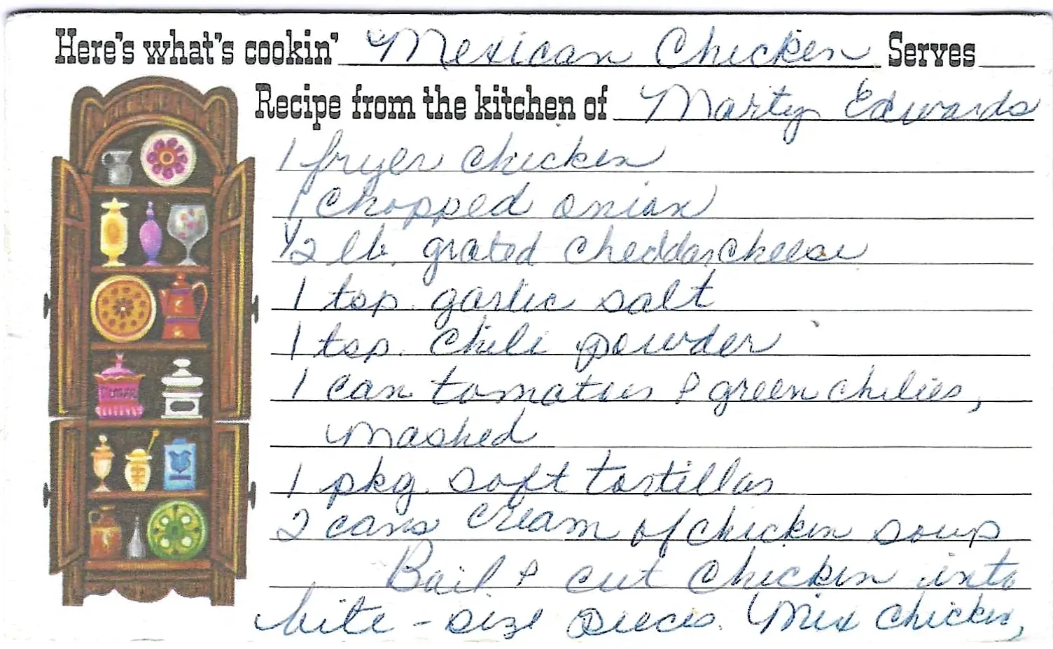 Original Handwritten Card