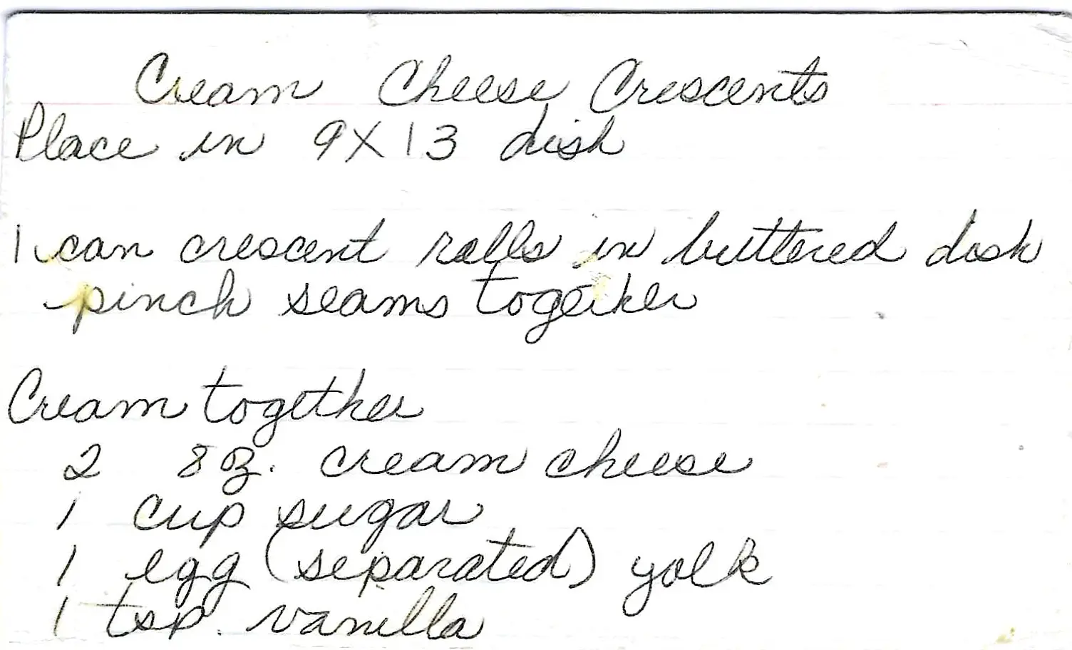Original Handwritten Card
