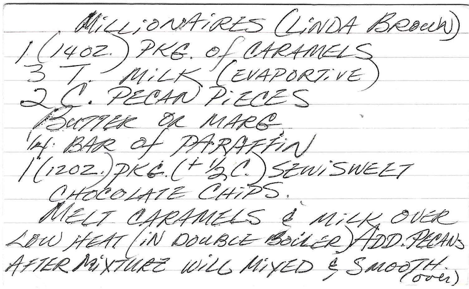 Original Handwritten Card