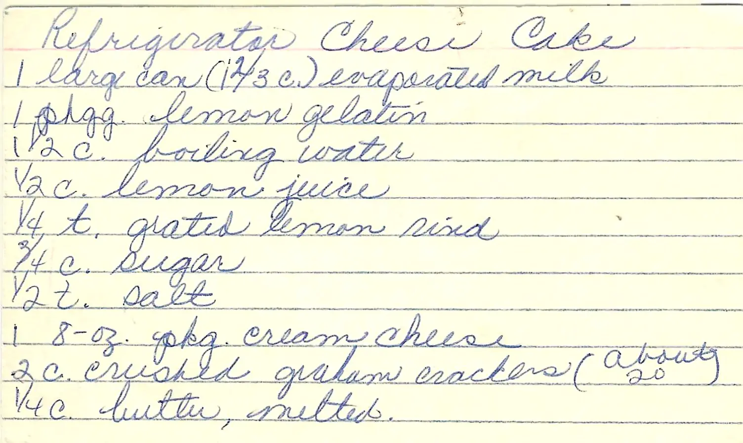 Original Handwritten Card