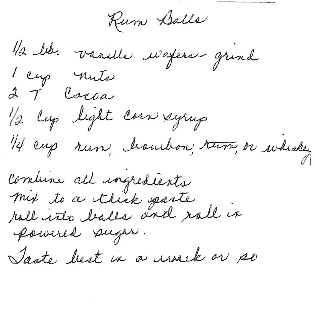 Original Handwritten Card