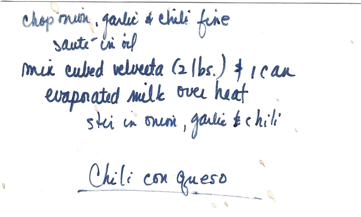 Original Handwritten Card