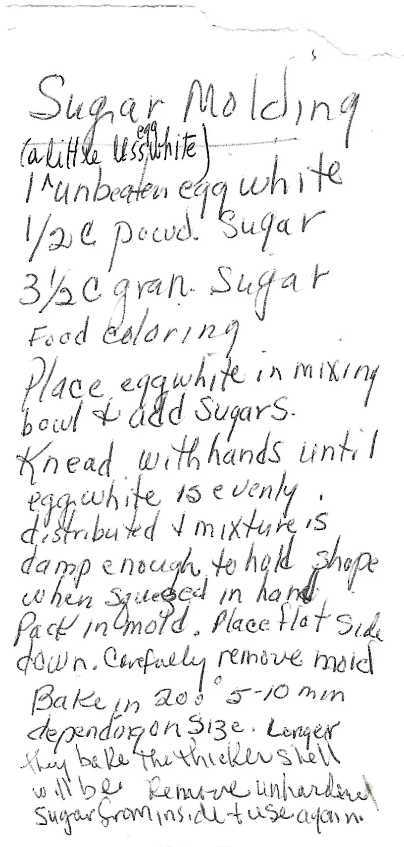 Original Handwritten Card