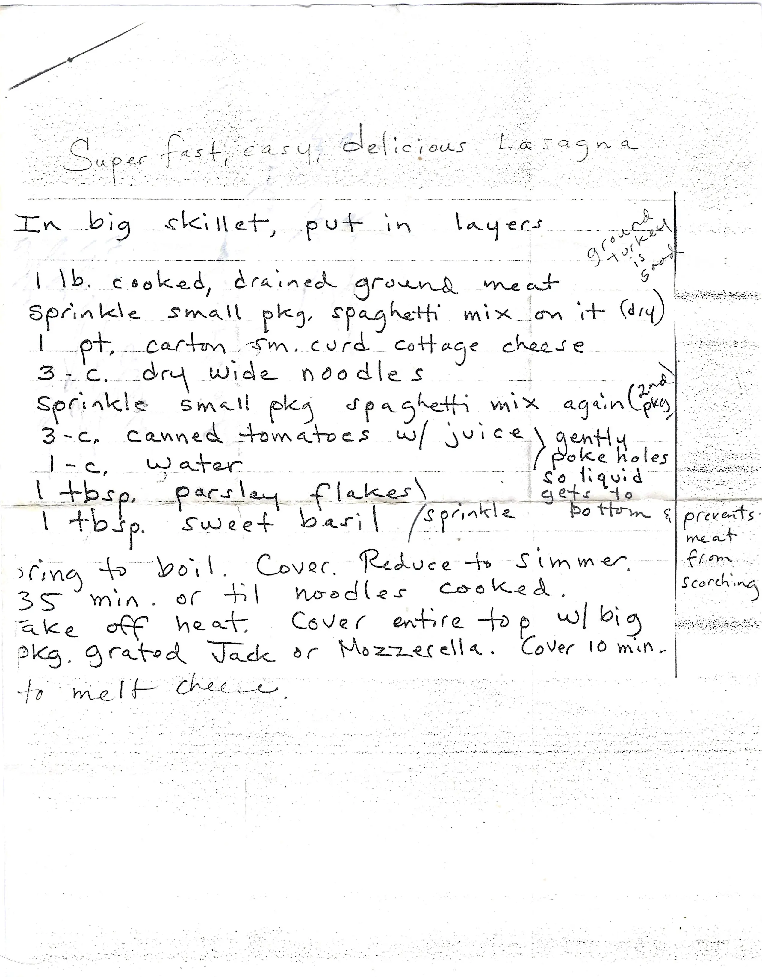 Original Handwritten Card