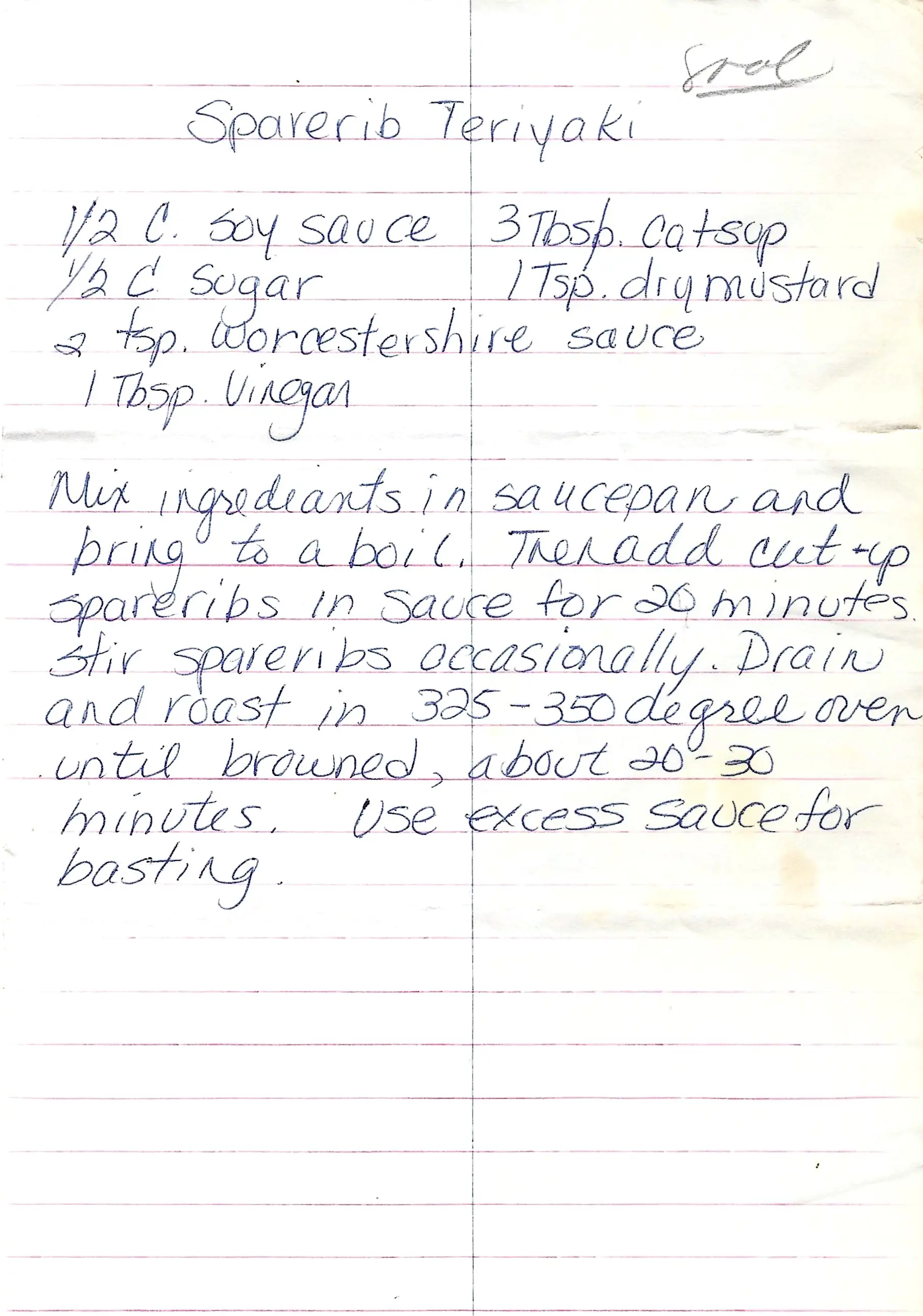 Original Handwritten Card