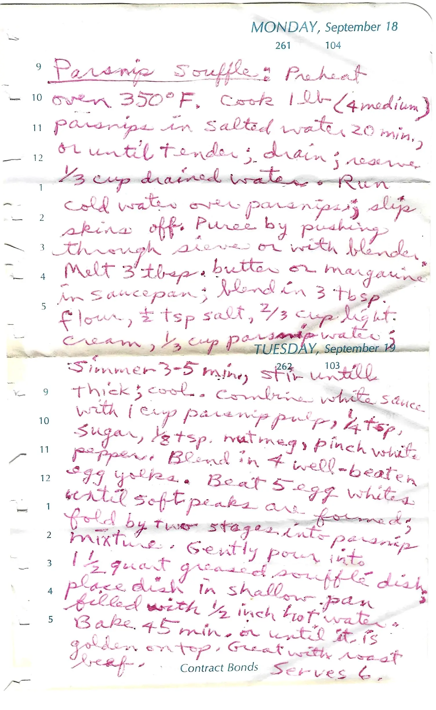 Original Handwritten Card