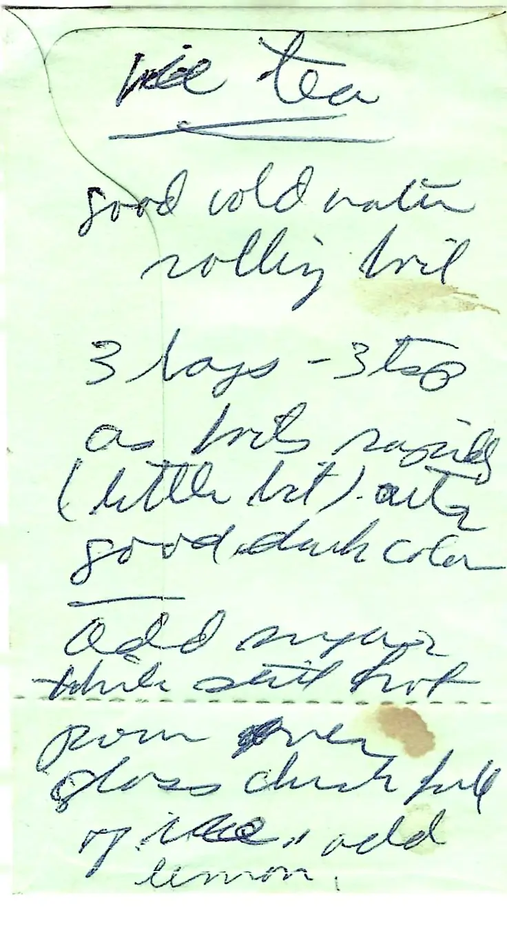Original Handwritten Card