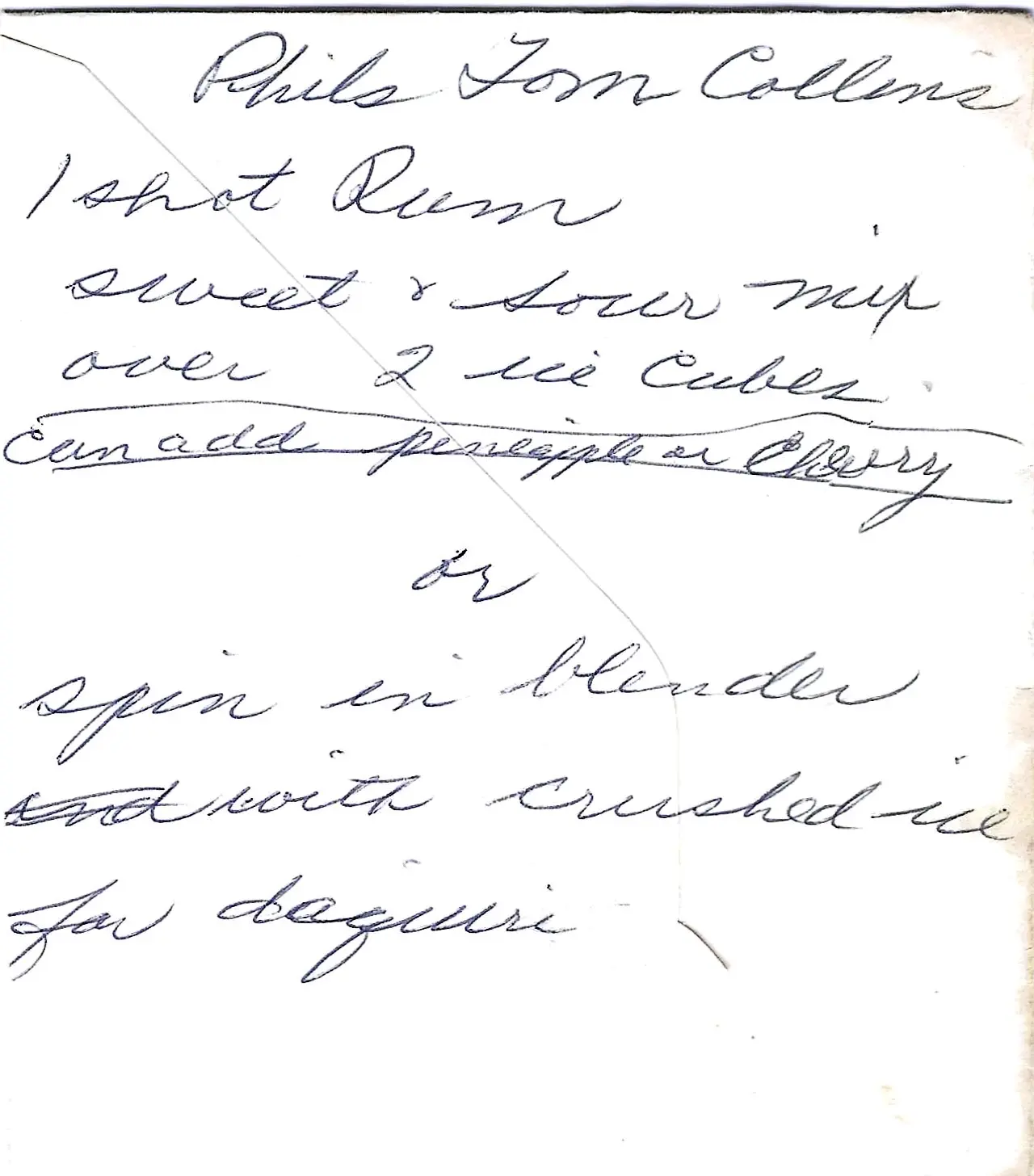 Original Handwritten Card
