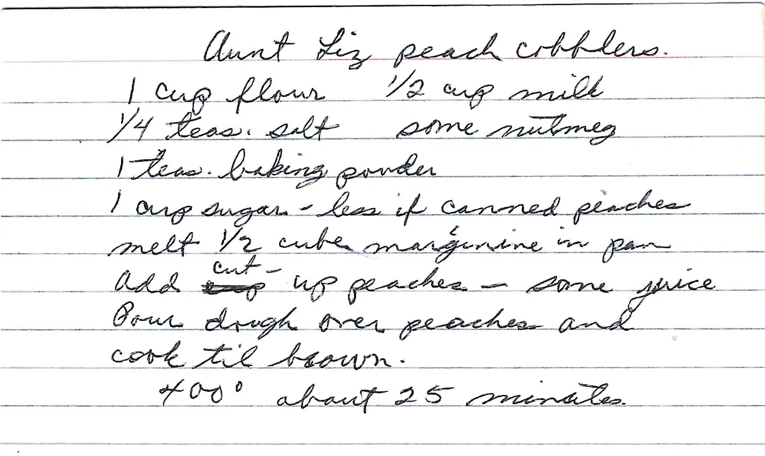 Original Handwritten Card