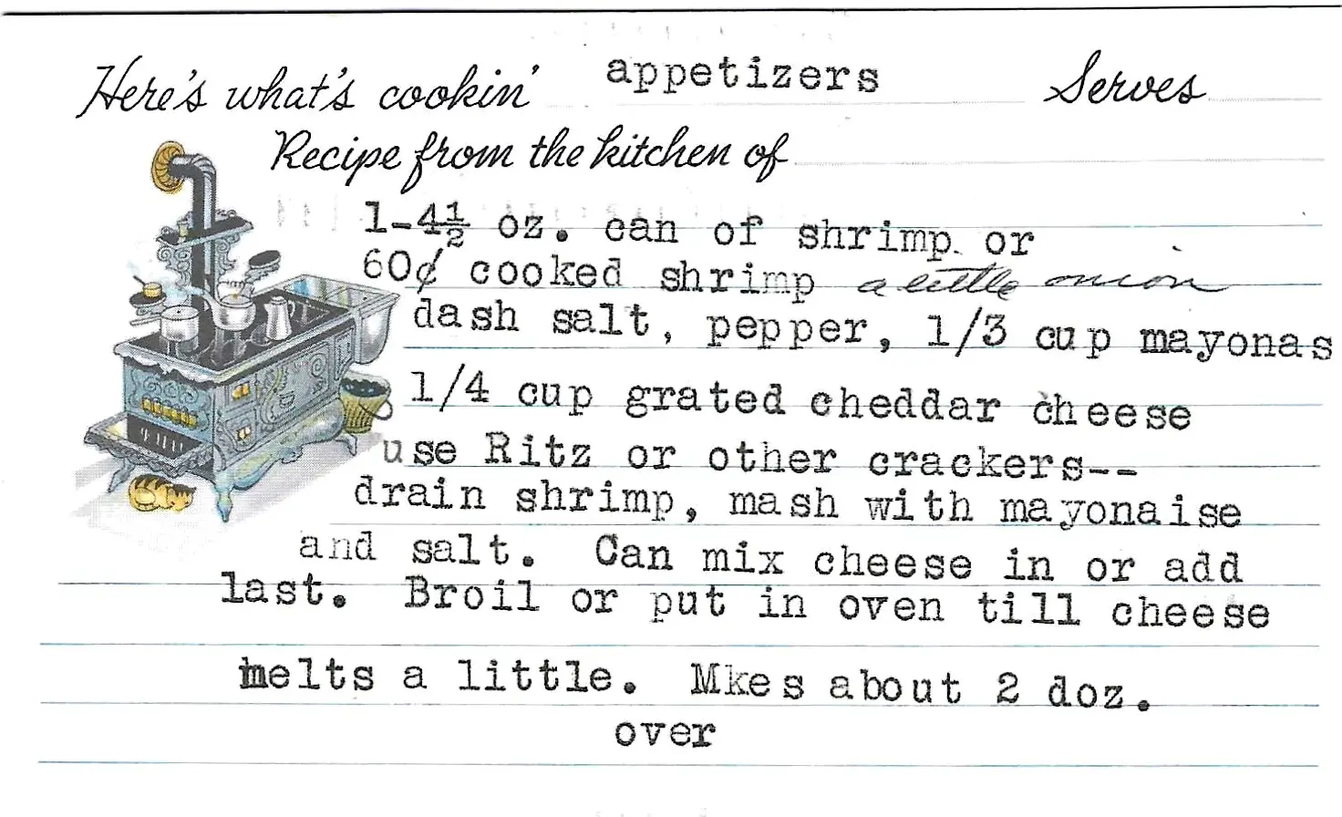 Original Handwritten Card