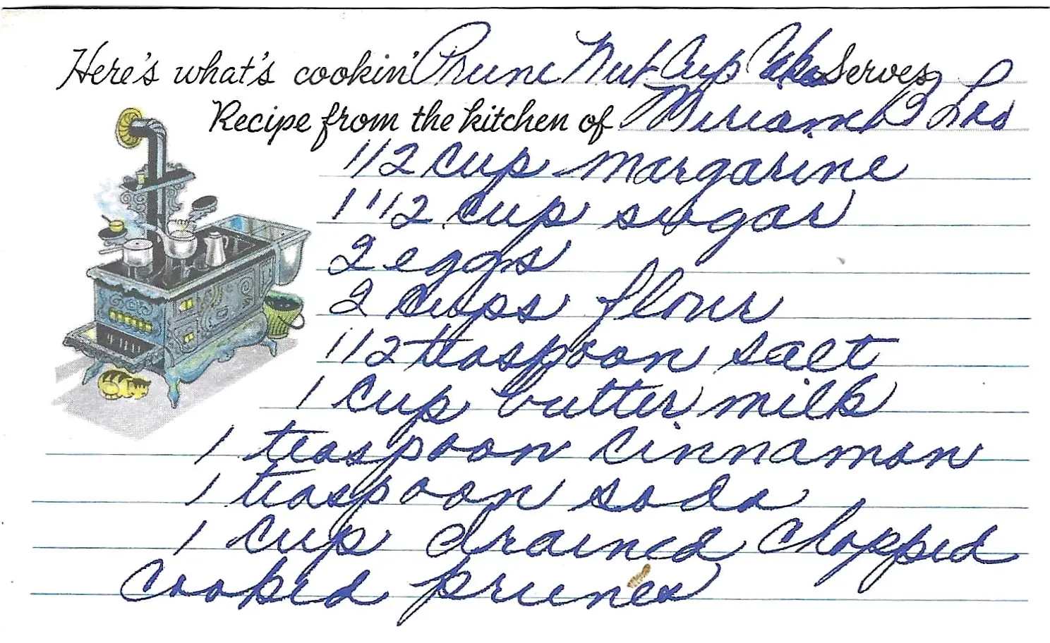 Original Handwritten Card