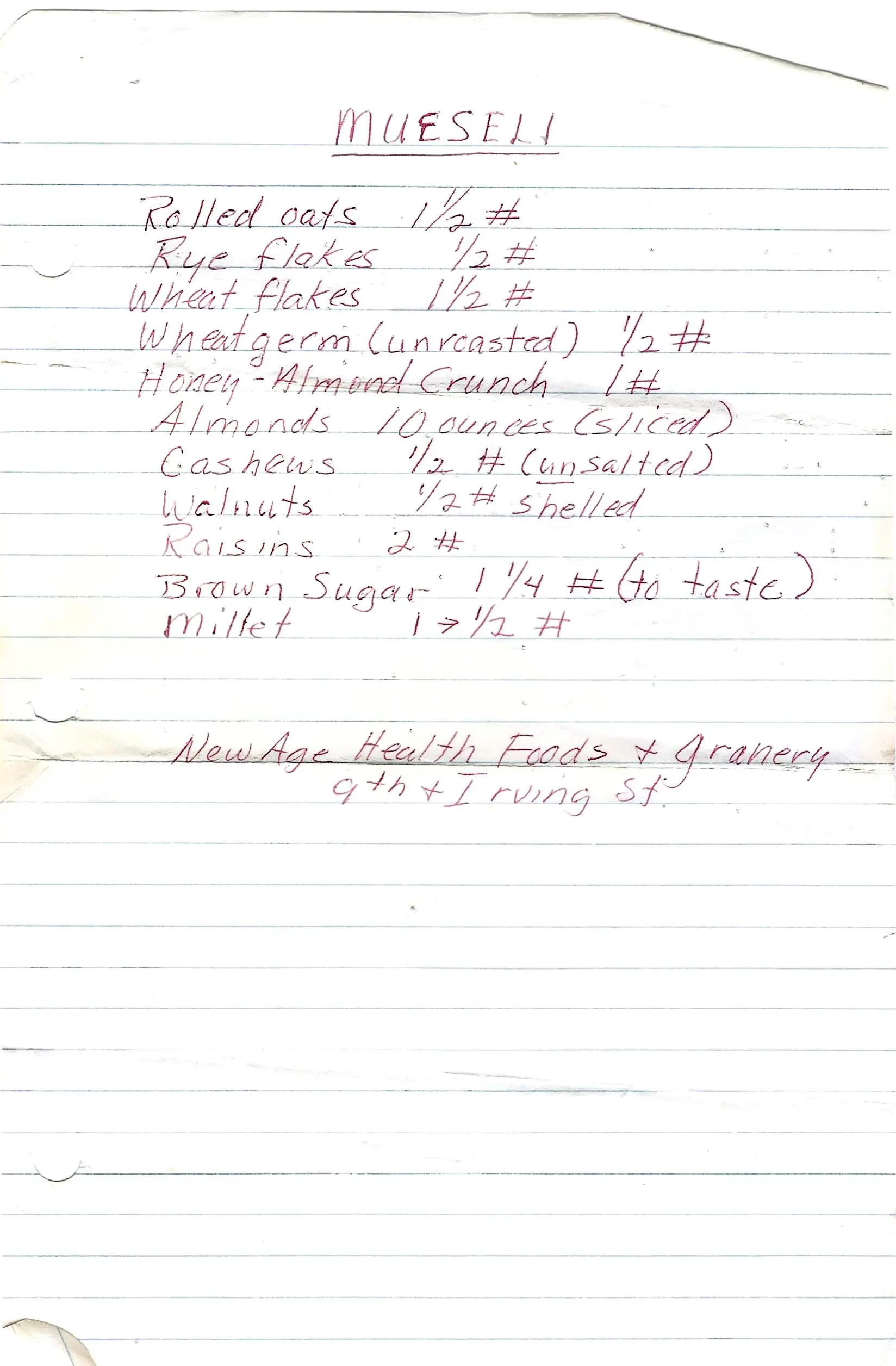 Original Handwritten Card