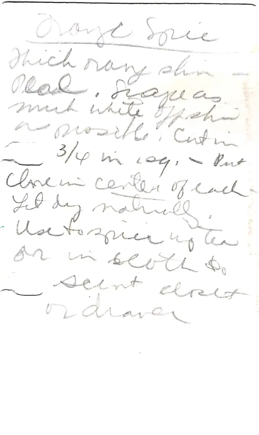Original Handwritten Card