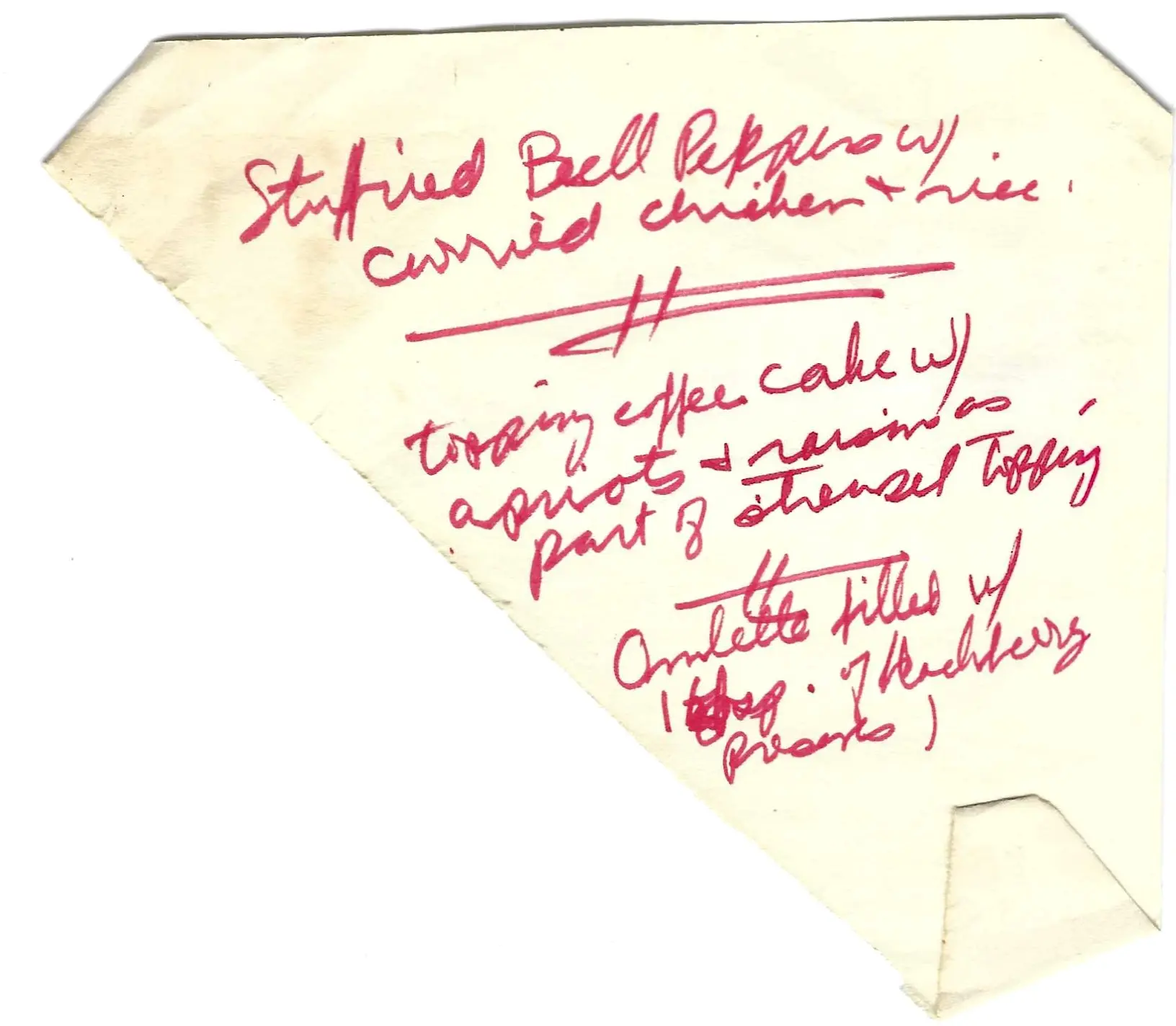 Original Handwritten Card