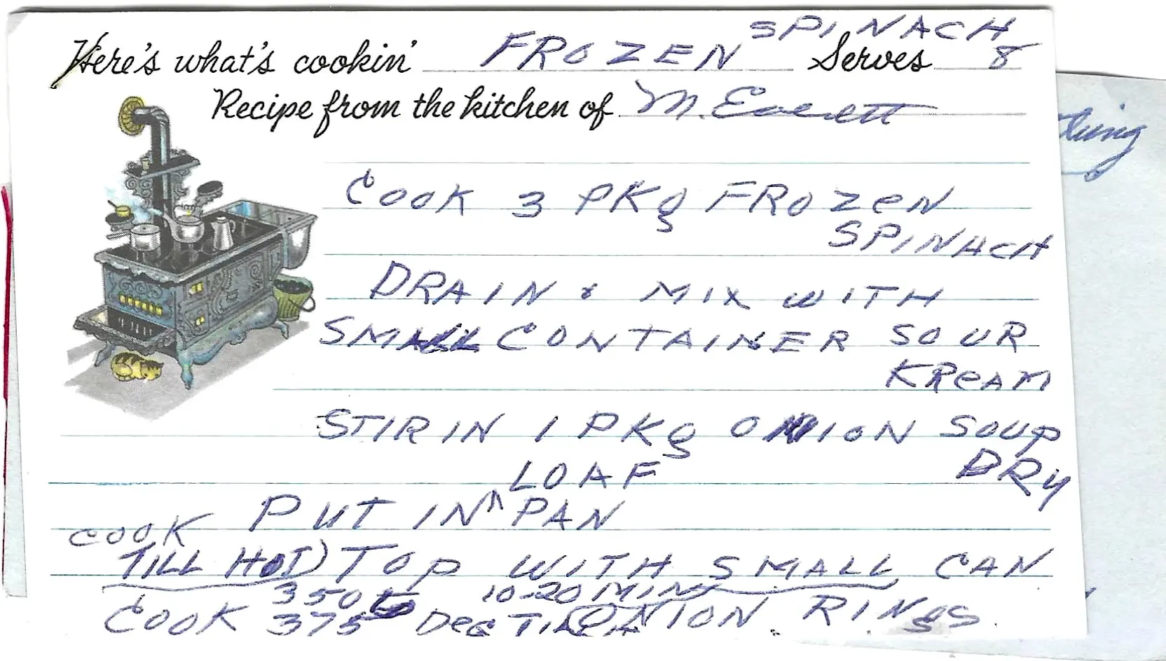 Original Handwritten Card