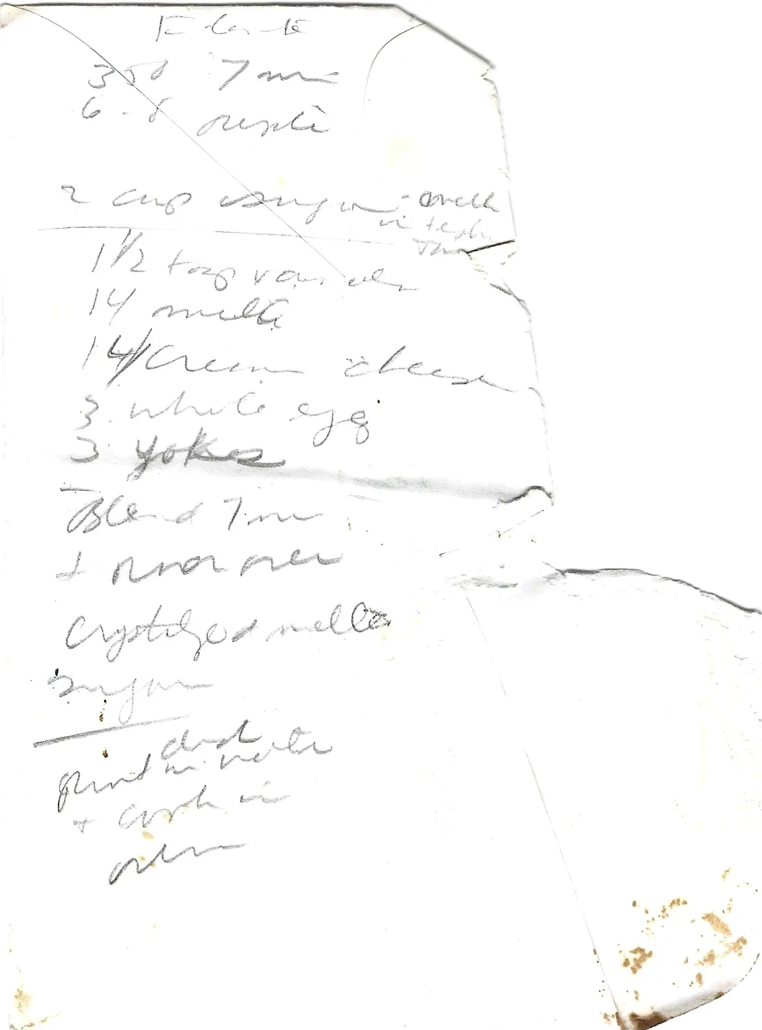 Original Handwritten Card