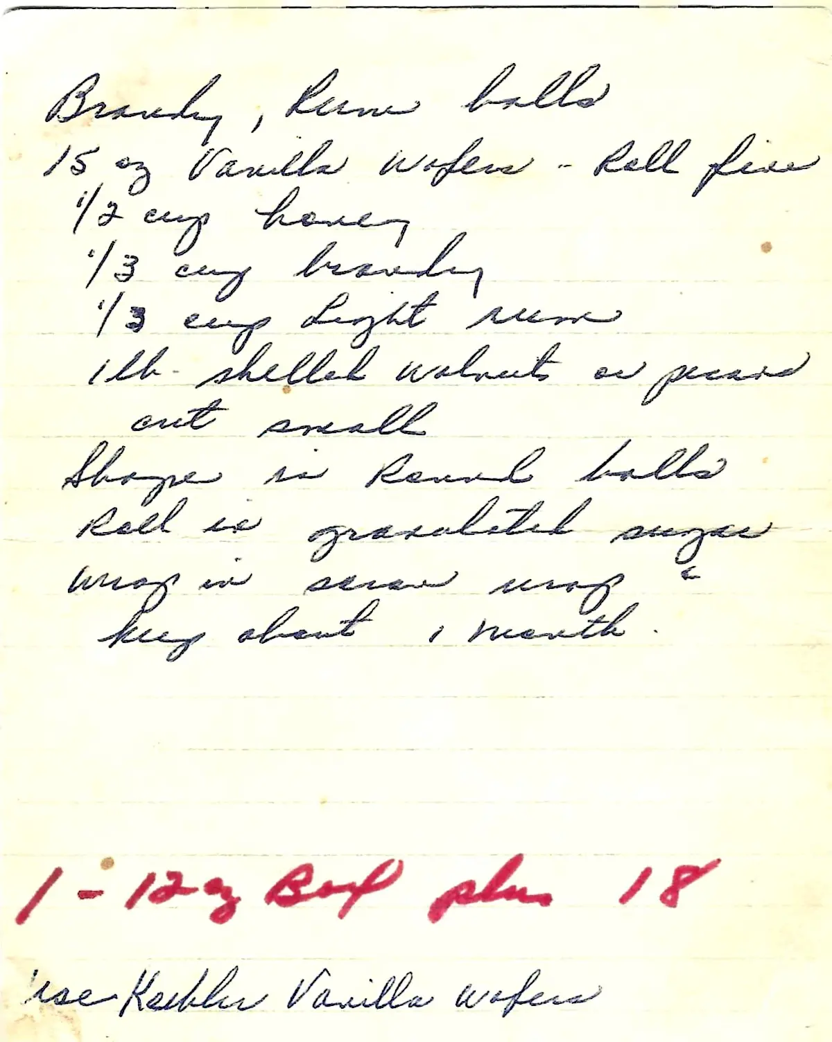 Original Handwritten Card