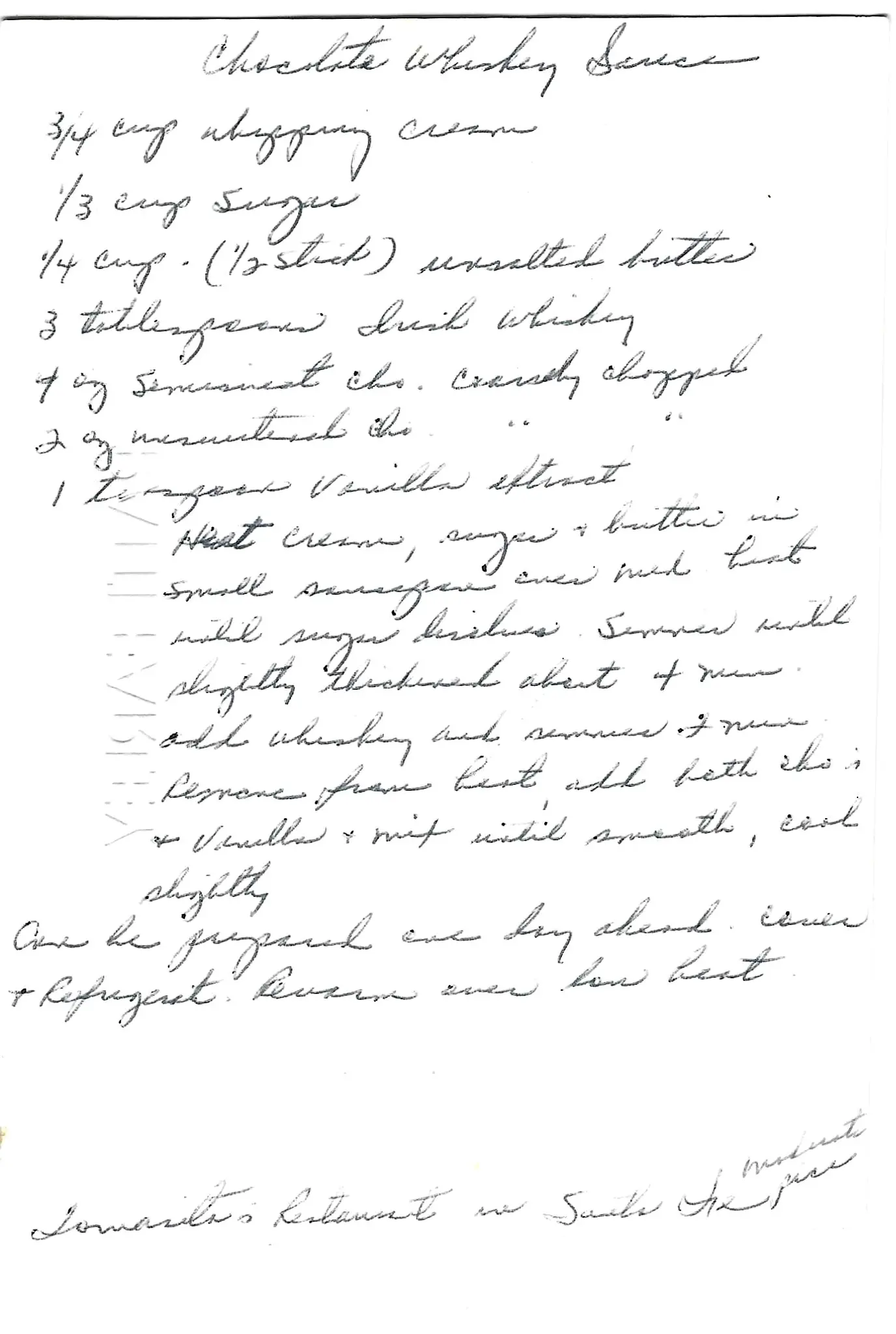 Original Handwritten Card
