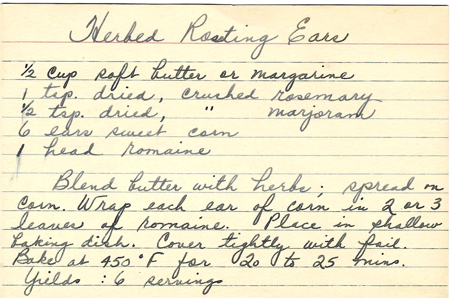 Original Handwritten Card