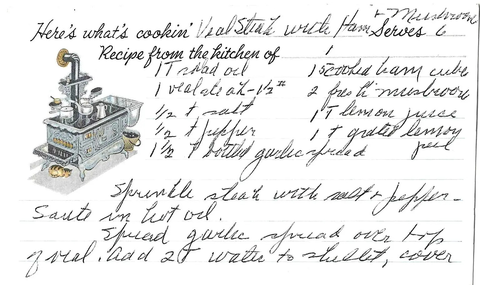 Original Handwritten Card